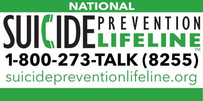 Suicide Prevention lifeline logo Suicide Prevention lifeline logo